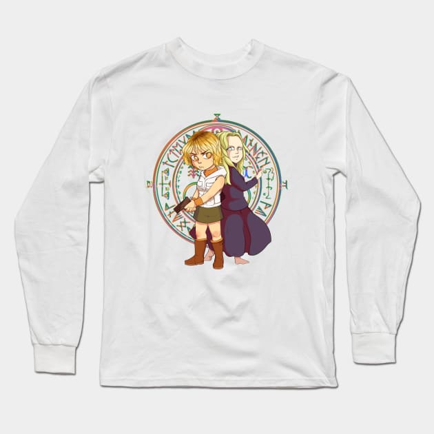 Heather and Claudia Sh3 Long Sleeve T-Shirt by Beansprout Doodles